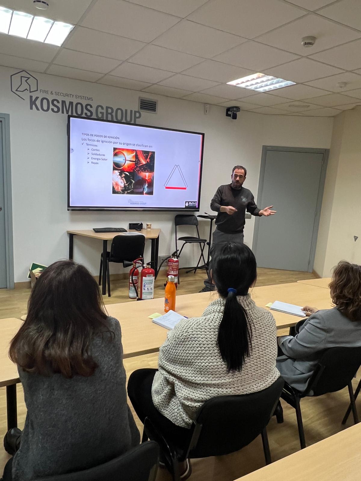 Formación en incendios